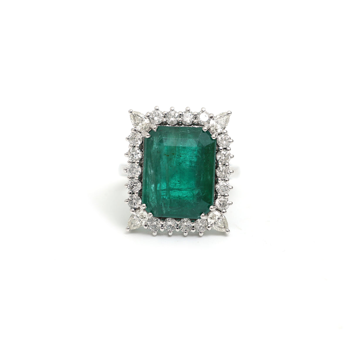 Emerald Diamond Ring