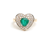 Emerald Diamond Ring