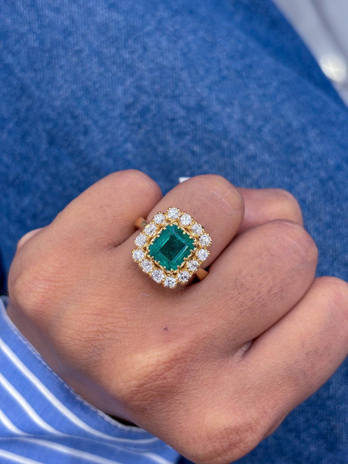 Emerald Diamond Ring