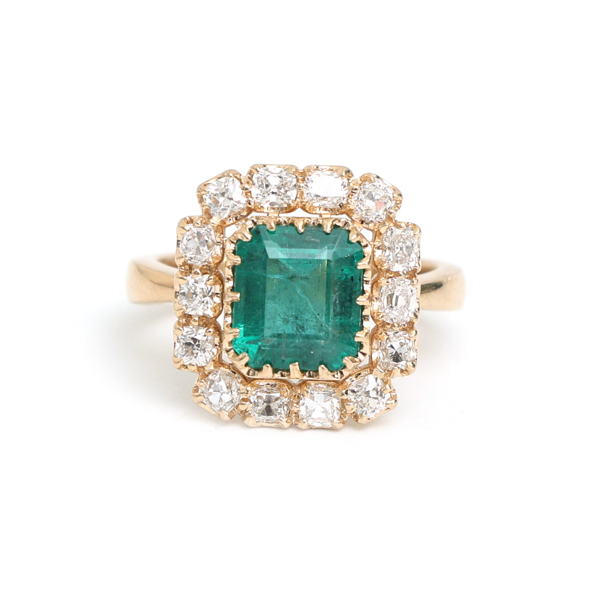 Emerald Diamond Ring