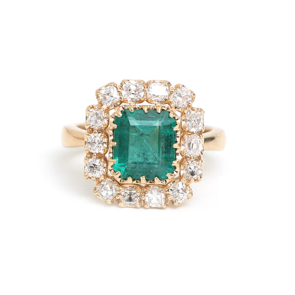 Emerald Diamond Ring