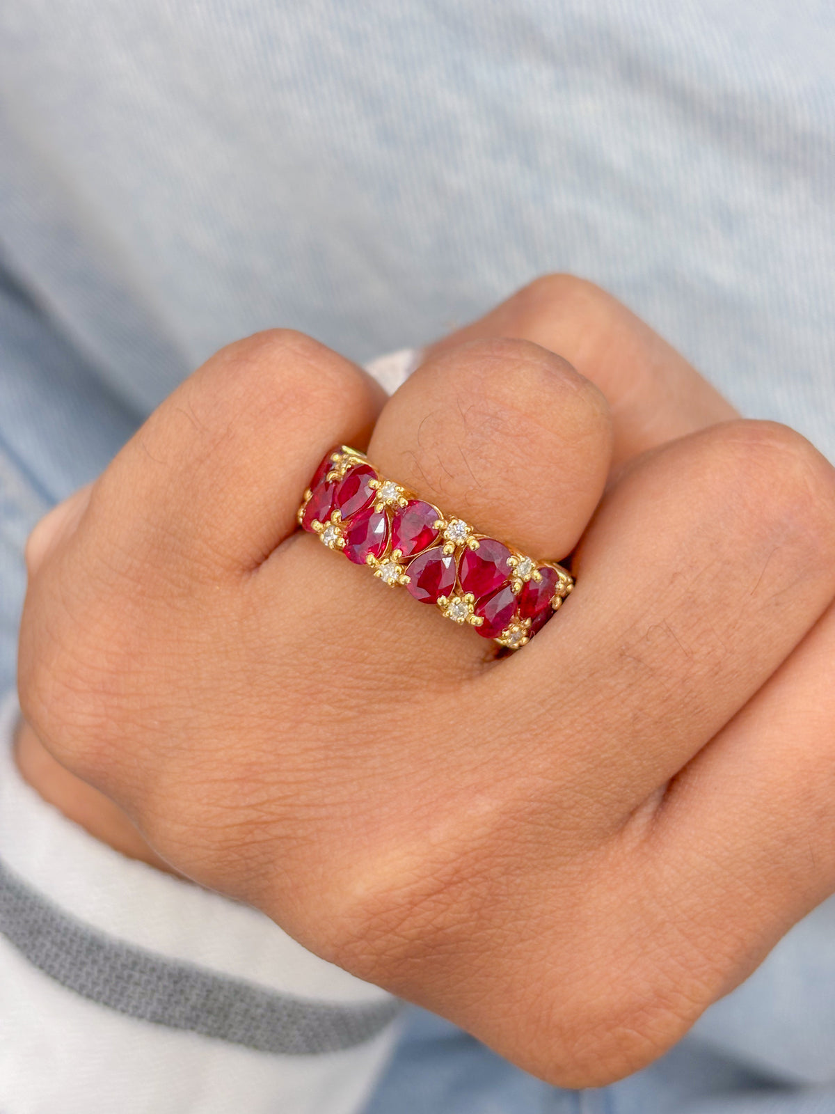 Ruby Diamond Ring
