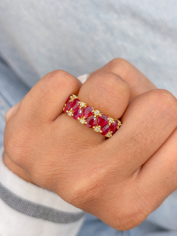 Ruby Diamond Ring