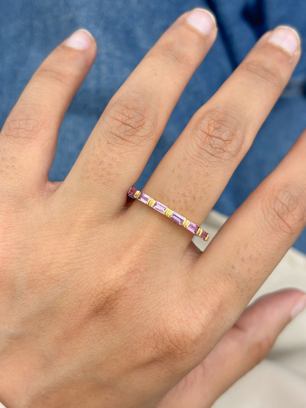Pink Sapphire Ring