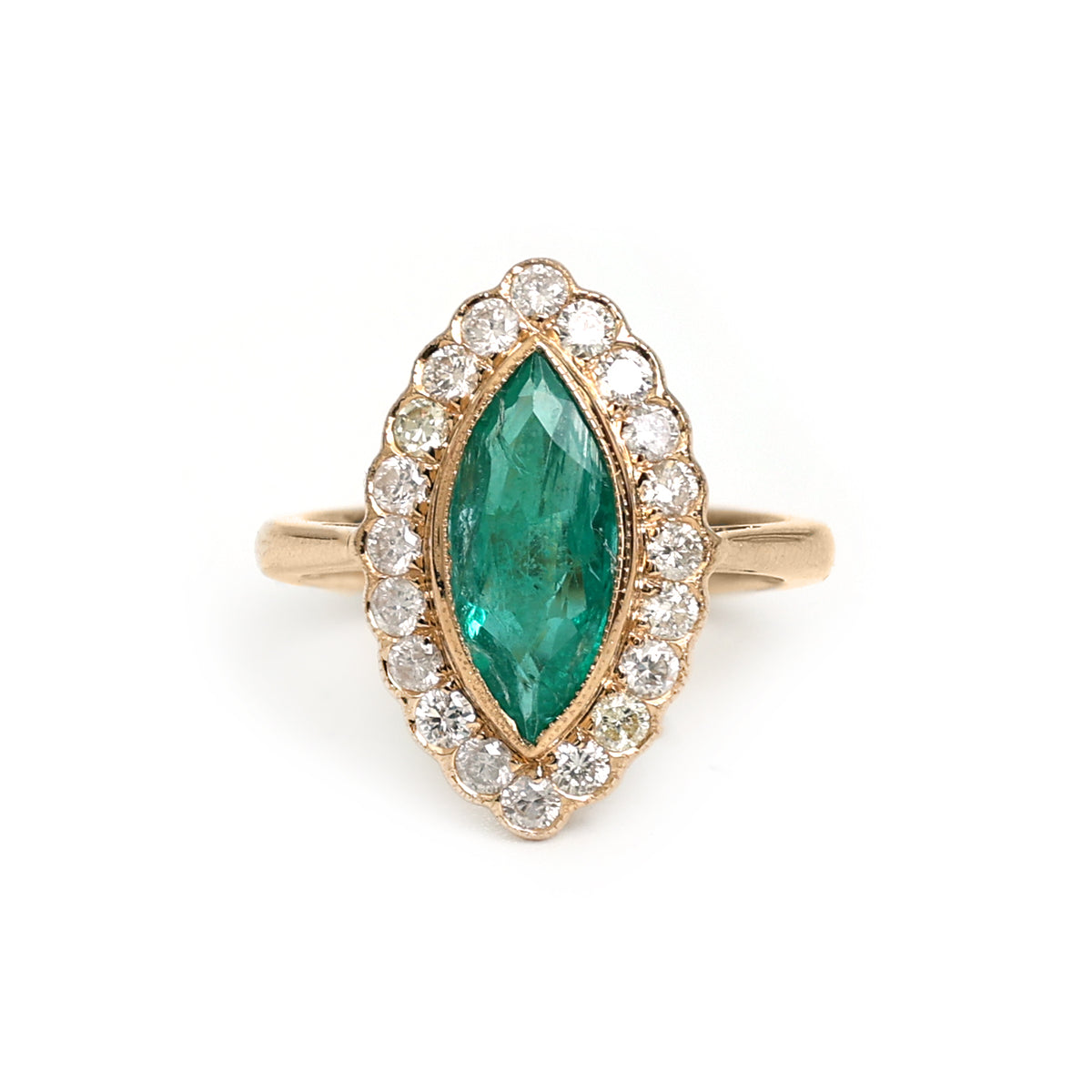 Emerald Diamond Ring