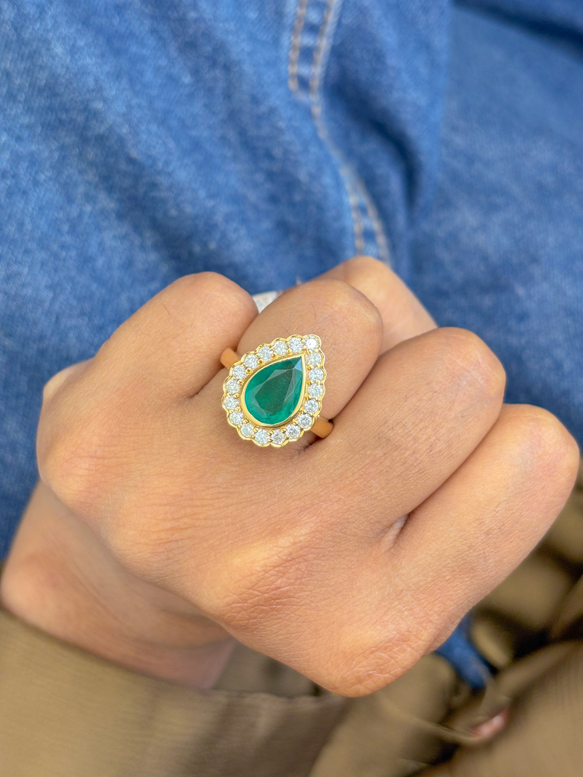 Emerald Diamond Ring