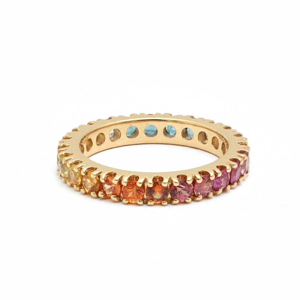 Rainbow Sapphire Ring