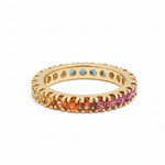 Rainbow Sapphire Ring