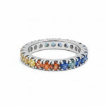 Rainbow Sapphire Ring