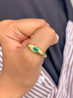 Emerald Diamond Ring