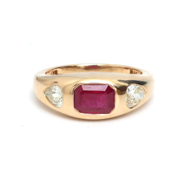 Ruby Diamond Ring