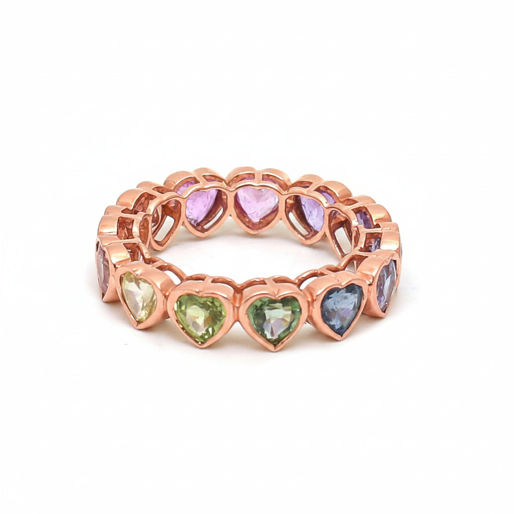 Rainbow Sapphire Ring