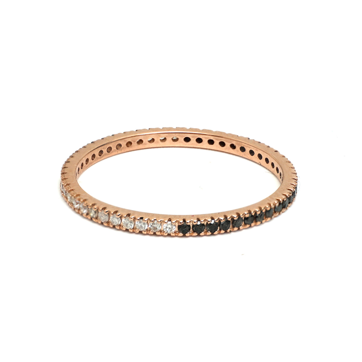 Black Diamond Diamond Ring