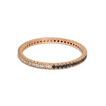 Black Diamond Diamond Ring