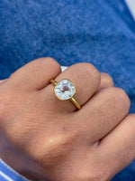 Green Amethyst Ring