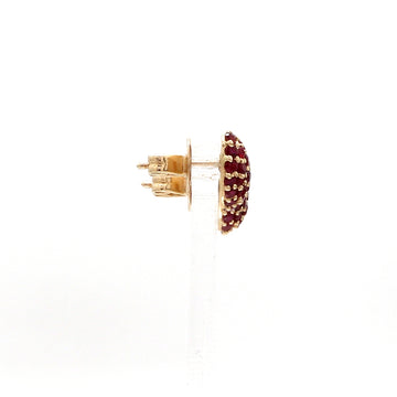 Ruby Small Round Earring