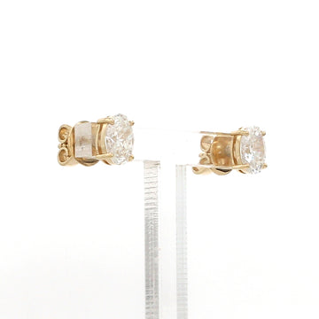 Lab Grown Diamond Oval Stud Earrings in 14K 18K Gold