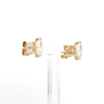 Marquise Lab-Grown Diamond Stud Earrings Gold