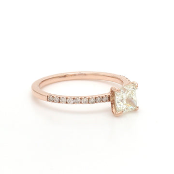 Princess Cut Diamond Solitaire
