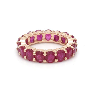 Ruby Oval Eternity Ring