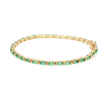 Emerald Horizontal Baguette Bracelet