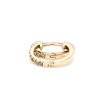 Rainbow Sapphire Mini Hoops