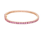 Pink Sapphire 2.50MM Round Bracelet