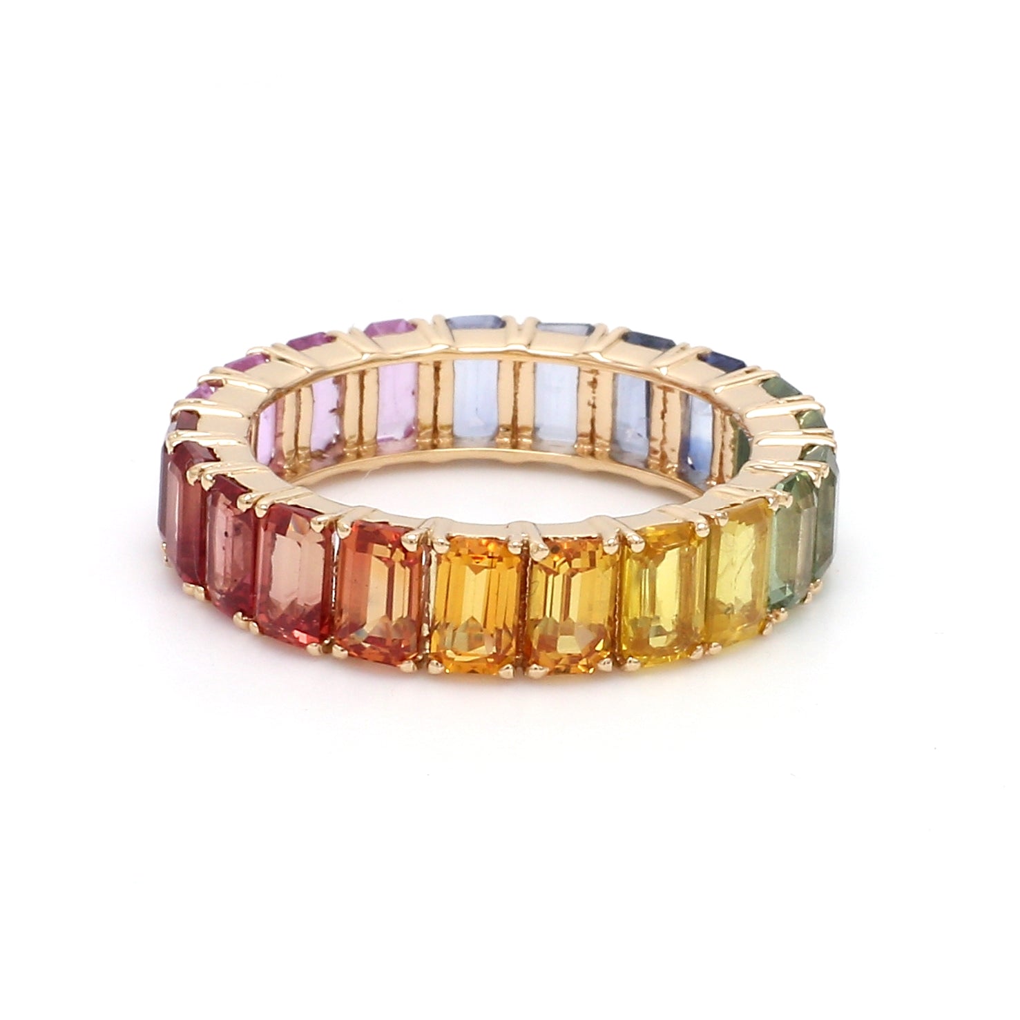 rainbow sapphire ring