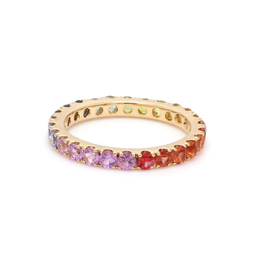 Florence Rainbow Sapphire Ring
