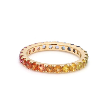 Florence Rainbow Sapphire Ring