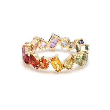 Seattle Rainbow Sapphire Ring