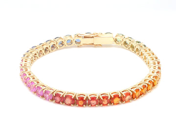 Rainbow Sapphire 4.50MM Bracelet