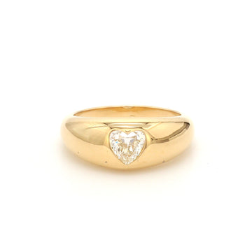 Diamond Heart Old Mine Cut Ring