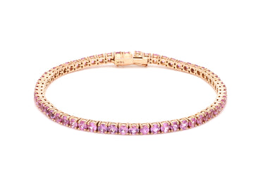 Pink Sapphire 2.50MM Bracelet
